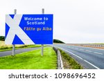 Welcome To Scotland Road Sign...
