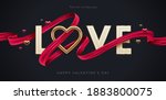 valentines day greeting... | Shutterstock .eps vector #1883800075