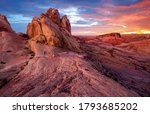 Sunset Over The Valley Of Fire...