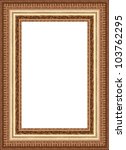 a picture frame on a white | Shutterstock . vector #103762295