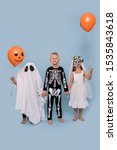 Kids In Costumes Ghost ...