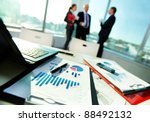 Image of business documents on...
