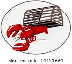 Vector Lobster With Trap Is...