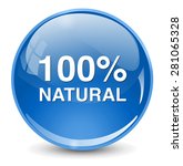 100  natural button | Shutterstock . vector #281065328