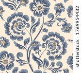 vector flower seamless pattern... | Shutterstock .eps vector #1769954432