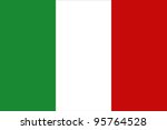 flag italy | Shutterstock .eps vector #95764528
