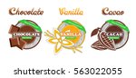 various desert labels | Shutterstock .eps vector #563022055