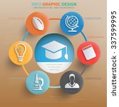  education info graphic design... | Shutterstock .eps vector #337599995