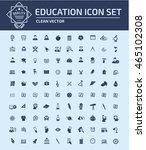 education and science icon set... | Shutterstock .eps vector #465102308