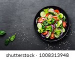 Healthy vegetable salad of...