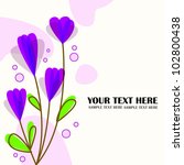 purple flower background | Shutterstock . vector #102800438