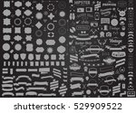 set of vintage styled design... | Shutterstock .eps vector #529909522