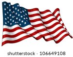flag of usa | Shutterstock . vector #106649108