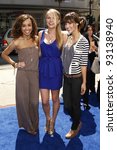 Small photo of LOS ANGELES - APR 10: Savannah Jayde, Kelli Goss, Denyse Tontz arrives at the 'Rio' Los Angeles Premiere at Grauman's Chinese Theatre in Los Angeles, California on April 10, 2011.