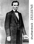 Abraham Lincoln (1809-1865), U.S. President (1861-1865), circa 1840s.