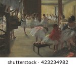 The Dance Class  By Edgar Degas ...