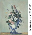 Flowers In A Rococo Vase  By...