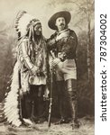 Chief Sitting Bull And Buffalo...