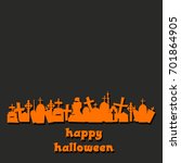 halloween design. halloween... | Shutterstock . vector #701864905
