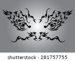 dragon vector design. | Shutterstock .eps vector #281757755
