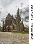 Small photo of Glasgow St Mungo's Cathedral. Founded in the 12th century it was one of the few Scottish church buildings to survive the Reformation relatively unscathed.