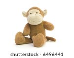 A Brown Monkey  Made Of Plush