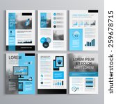 classic brochure template... | Shutterstock .eps vector #259678715