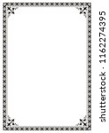 decorative border frame... | Shutterstock . vector #1162274395