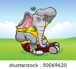elephant body builder... | Shutterstock .eps vector #50069620