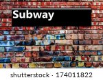 Subway Or Underground Sign...