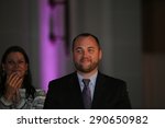 Small photo of NEW YORK CITY - JUNE 24 2015: a Pride reception filled the Beaux-Arts Court of the Brooklyn Museum where hundreds heard remarks by Mayor de Blasio & first lady Chirlane McCray. NYCC Corey Johnson