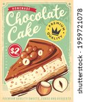 chocolate cake retro poster... | Shutterstock .eps vector #1959721078