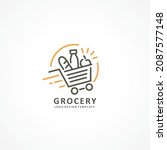 grocery store logo design...
