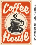Coffee House Retro Poster...