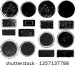 big collection of grunge post... | Shutterstock .eps vector #1357137788