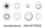 halftone dots in circle form.... | Shutterstock .eps vector #1814475902