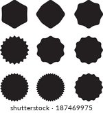 set of stamp  | Shutterstock .eps vector #187469975