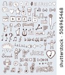 music symbols | Shutterstock .eps vector #506965468