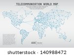 abstract telecommunication... | Shutterstock .eps vector #140988472