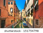 Venice Cityscape  Narrow Water...