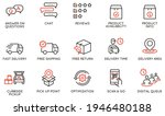 vector set of linear icons... | Shutterstock .eps vector #1946480188