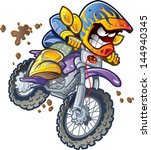Dirt Bike Motorcycle Rider...