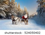 Santa Claus And His Reindeer In ...
