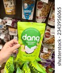Small photo of Los Angeles, CA - August 1, 2023: Bag of Dang Coconut Chips, original recipe.