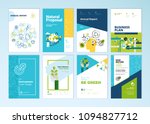 set of brochure and annual... | Shutterstock .eps vector #1094827712