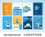 set of brochure design... | Shutterstock .eps vector #1100197658