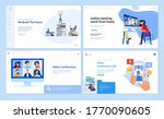 web page design templates of... | Shutterstock .eps vector #1770090605