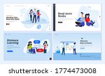 web page design templates of... | Shutterstock .eps vector #1774473008