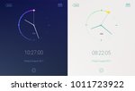 clock application on light and... | Shutterstock .eps vector #1011723922