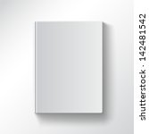 blank book cover vector... | Shutterstock .eps vector #142481542